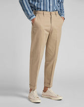 SPODNIE MĘSKIE LEE TAPERED CHINO SERVICE SAND L70RLD10 112118722